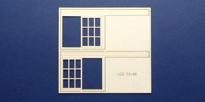 LCC 73-48 O gauge set of windows for 73-15 type 1